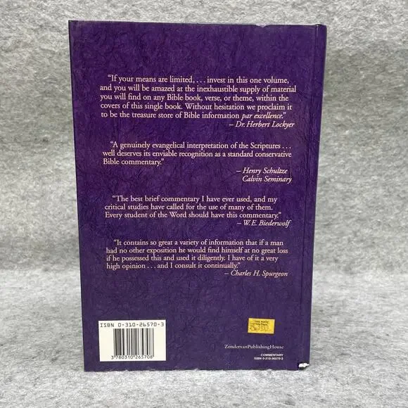 Commentary On the Whole Bible Study Christian Jamieson Fausset Brown Zondervan - Picture 3 of 12